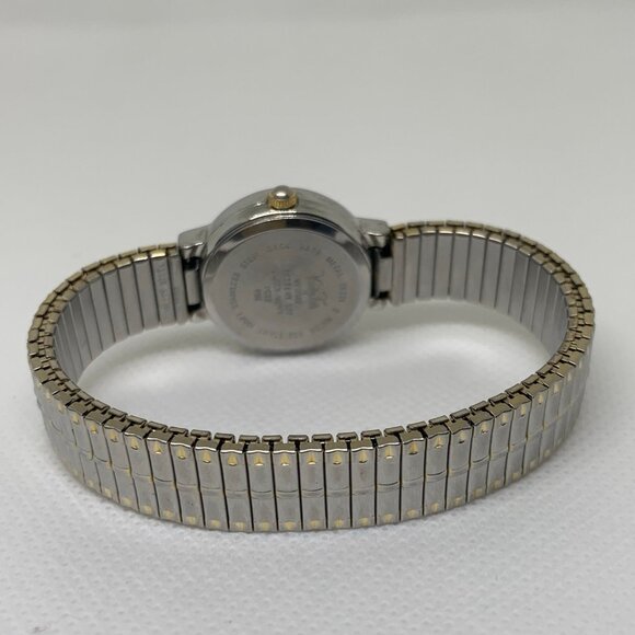 Vanity fair vintage women wrist watch date two tone 23mm quartz analog running - Picture 4 of 6